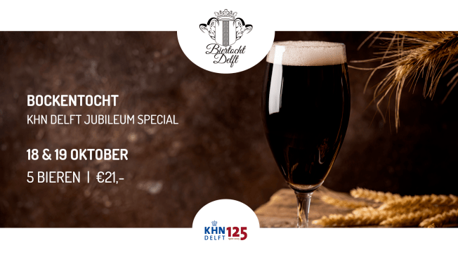 Biertocht Delft | Bockentocht | KHN Delft jubileum editie